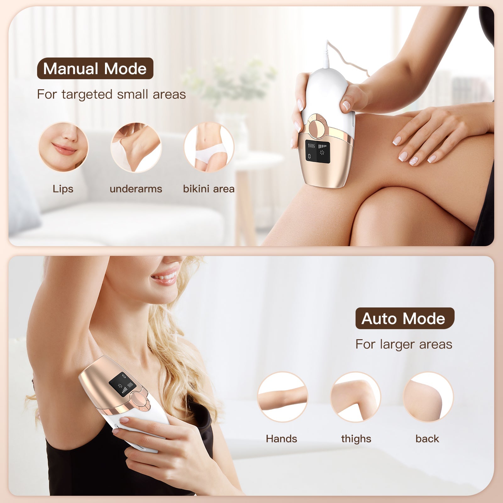Iborria T4 Mini IPL Hair Removal