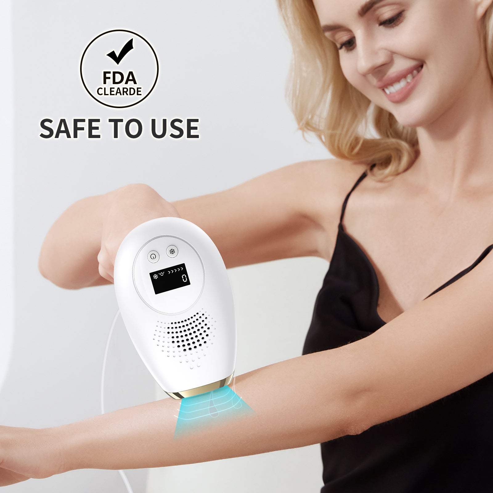 T1 Unlimited ICE Cold IPL Hair Removal with 4 replacement heads