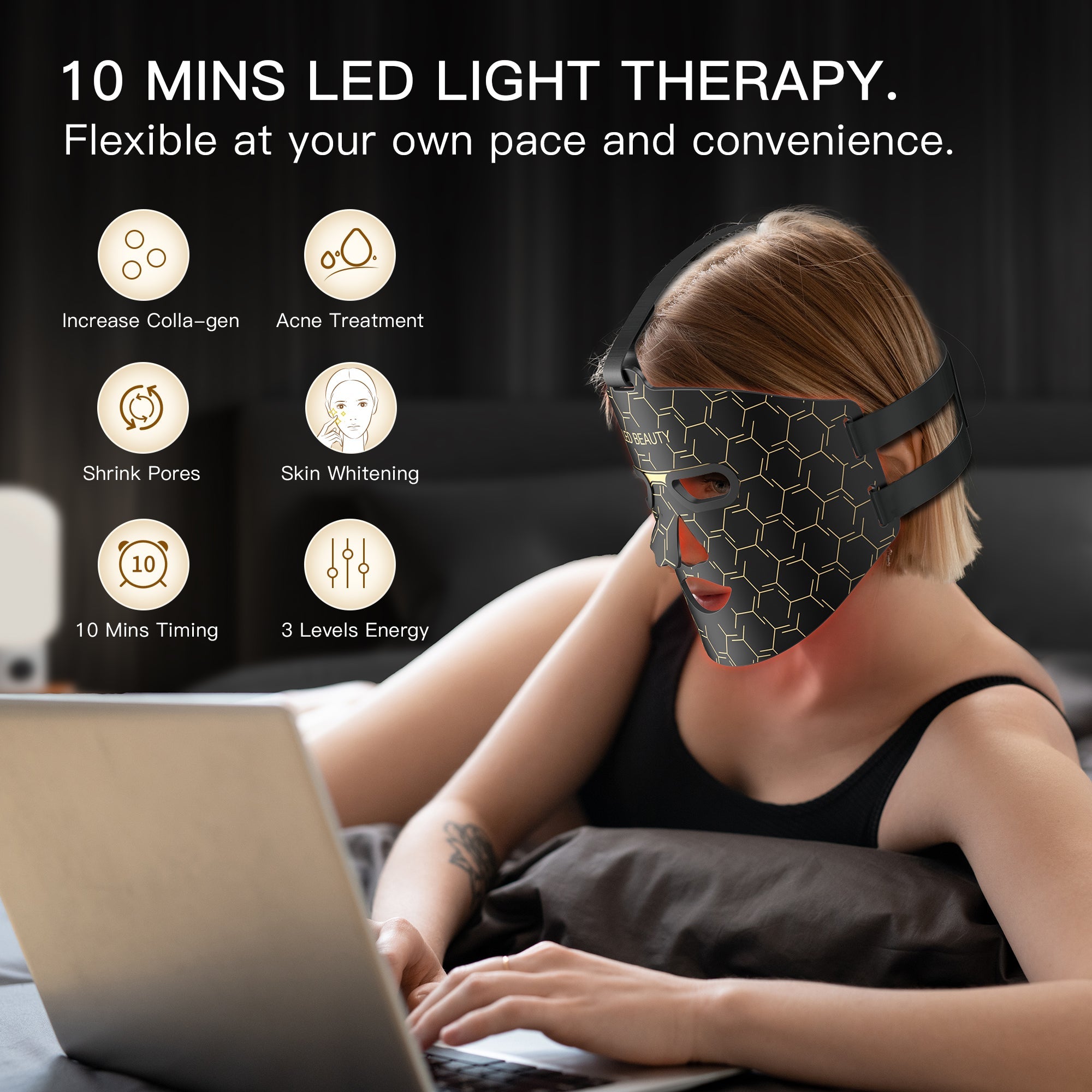 Iborria M226 LED FACE MASK
